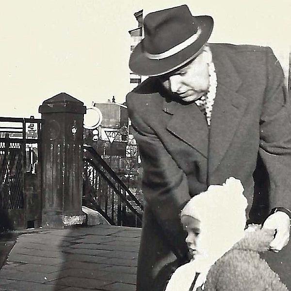 Foto:: Papa Otto und Siegmar / Hagen / 1960 (Foto,Fotos,Bilder,Bild,)