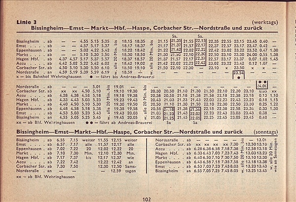 Foto:: Fahrplan 1961 (Foto,Fotos,Bilder,Bild,)