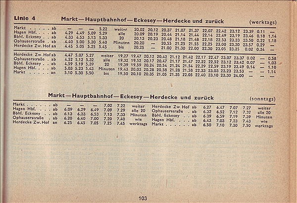 Foto:: Fahrplan 1961 (Foto,Fotos,Bilder,Bild,)