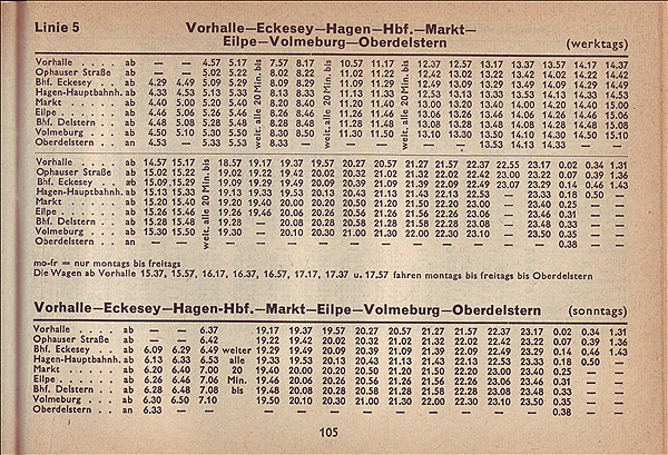 Foto:: Fahrplan 1961 (Foto,Fotos,Bilder,Bild,)