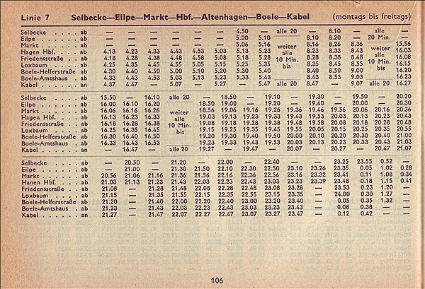 Foto:: Fahrplan 1961 (Foto,Fotos,Bilder,Bild,)