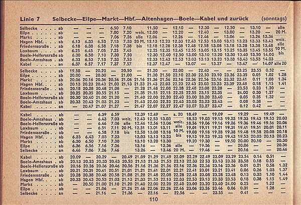 Foto:: Fahrplan 1961 (Foto,Fotos,Bilder,Bild,)