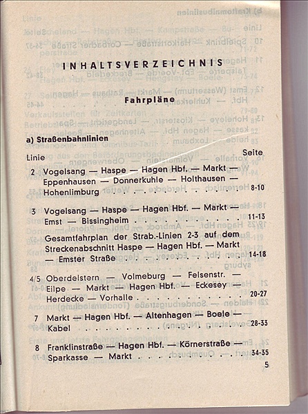 Foto:: Fahrplan / Hagen / 24.10.1965 (Foto,Fotos,Bilder,Bild,)