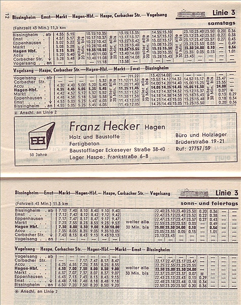 Foto:: Fahrplan 1965 (Foto,Fotos,Bilder,Bild,)