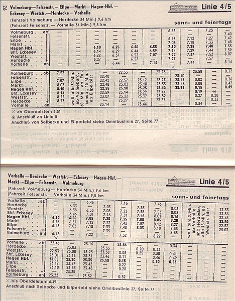 Foto:: Fahrplan 1965 (Foto,Fotos,Bilder,Bild,)