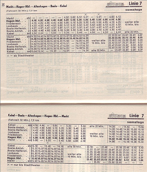 Foto:: Fahrplan 1965 (Foto,Fotos,Bilder,Bild,)