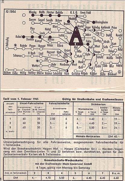 Foto:: Fahrplan 1965 (Foto,Fotos,Bilder,Bild,)