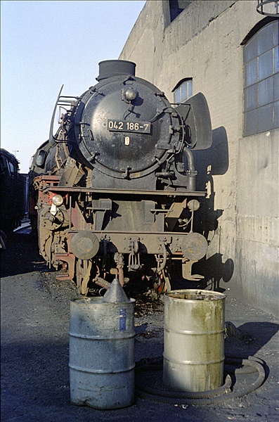 Foto:: DB 042 186-7 / Rheine / 13.01.1975 (Foto,Fotos,Bilder,Bild,)