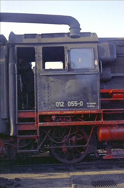 Foto:: DB 012 055-0 / Rheine / 13.01.1975 (Foto,Fotos,Bilder,Bild,)