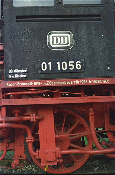 Foto:: DB 011 056-9 / Rheine / 13.01.1975 (Foto,Fotos,Bilder,Bild,)