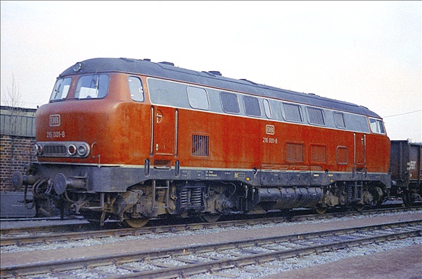 Foto:: DB 216 001-8 / Dortmund / 01.03.1975 (Foto,Fotos,Bilder,Bild,)