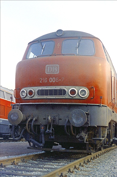 Foto:: DB 216 006-7 / Dortmund / 01.03.1975 (Foto,Fotos,Bilder,Bild,)