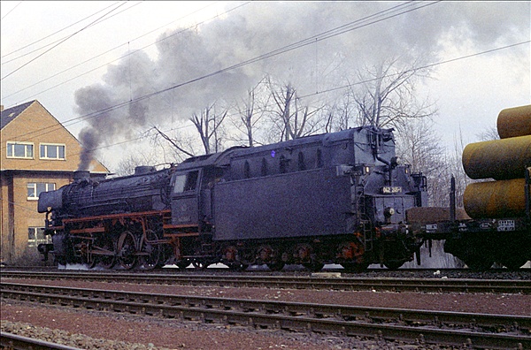 Foto:: DB 042 245-1 / Rheine / 08.04.1975 (Foto,Fotos,Bilder,Bild,)