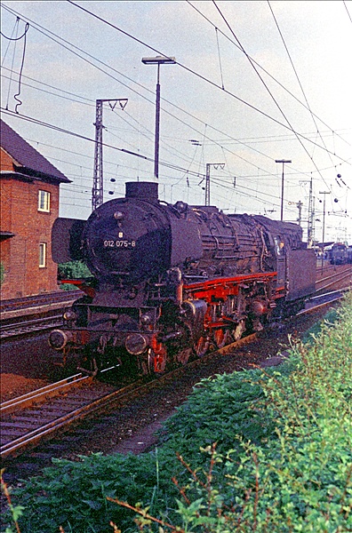 Foto:: DB 012 075-8 / Rheine / 20.05.1975 (Foto,Fotos,Bilder,Bild,)