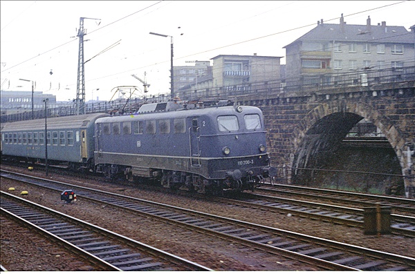 Foto:: DB 110 200-3 / Hagen / 21.06.1975 (Foto,Fotos,Bilder,Bild,)