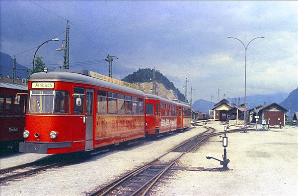 Foto:: ZB VT1 / Jenbach / 19.07.1975 (Foto,Fotos,Bilder,Bild,)