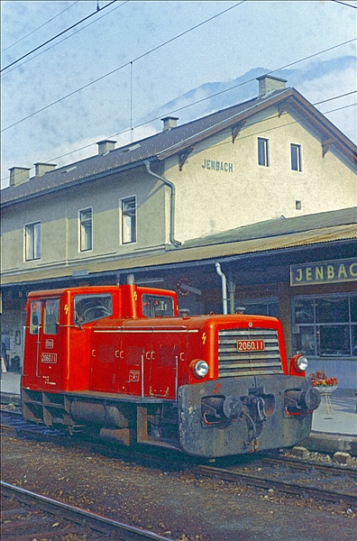 Foto:: OeBB 2060.11 / Jenbach / 21.07.1975 (Foto,Fotos,Bilder,Bild,)