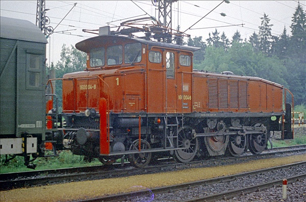 Foto:: DB 160 004-8 / Freilassing / 21.07.1975 (Foto,Fotos,Bilder,Bild,)