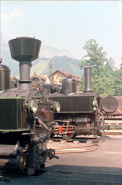 Foto:: ZB 2 + ZB 3 / Jenbach / 29.07.1975 (Foto,Fotos,Bilder,Bild,)