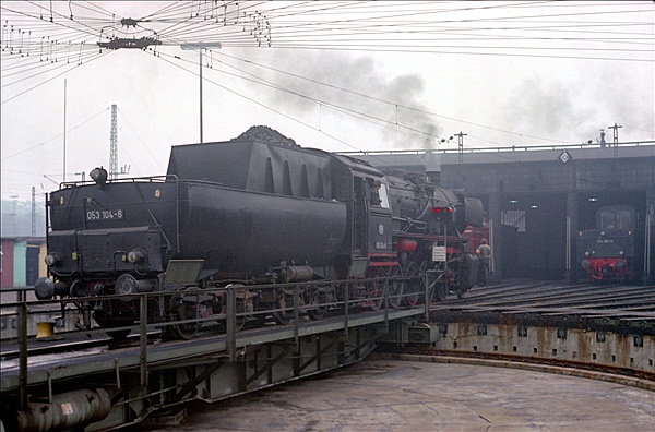 Foto:: DB 053 104-6 / Duisburg-Wedau / 13.08.1975 (Foto,Fotos,Bilder,Bild,)