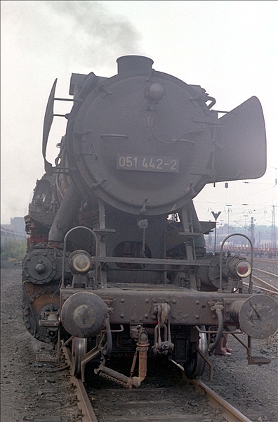 Foto:: DB 051 442-4 / Oberhausen-Osterfeld / 13.08.1975 (Foto,Fotos,Bilder,Bild,)
