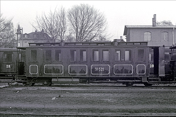 Foto:: Wagen 521 / Radebeul / 29.12.1975 (Foto,Fotos,Bilder,Bild,)