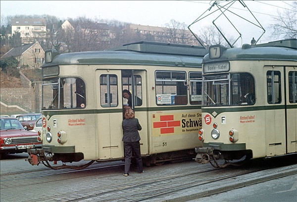Foto:: HST 51 + HST 60 / Hagen / 08.03.1976 (Foto,Fotos,Bilder,Bild,)