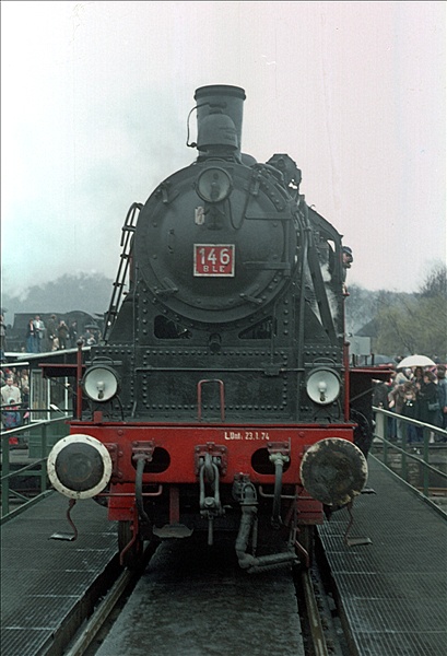 Foto:: 146 BLE Dampflokabschied / Stolberg / 04.04.1976 (Foto,Fotos,Bilder,Bild,)