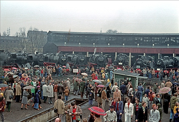 Foto:: Dampflokabschied / Stolberg / 04.04.1976 (Foto,Fotos,Bilder,Bild,)
