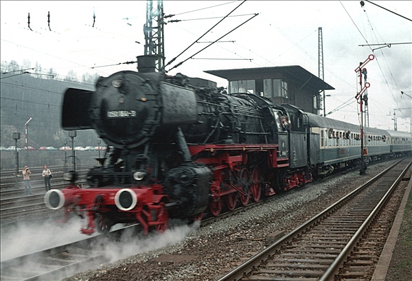 Foto:: DB 050 164-3 Dampflokabschied / Stolberg / 04.04.1976 (Foto,Fotos,Bilder,Bild,)