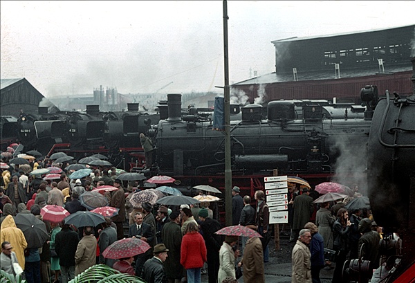 Foto:: Dampflokabschied / Stolberg / 04.04.1976 (Foto,Fotos,Bilder,Bild,)