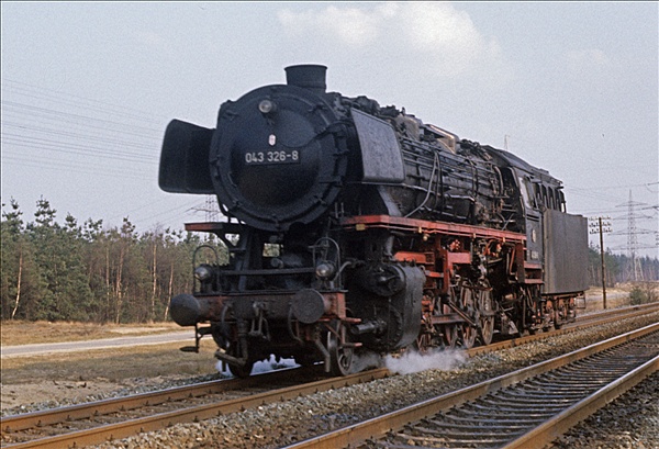 Foto:: DB 043 326-8 / Lingen / 15.04.1976 (Foto,Fotos,Bilder,Bild,)