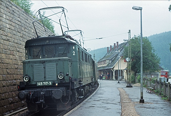Foto:: DB 145 167-3 / Seebrugg / 09.08.1976 (Foto,Fotos,Bilder,Bild,)