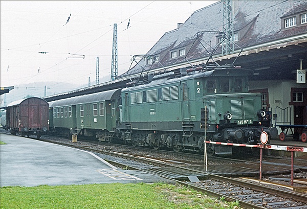 Foto:: DB 145 167-3 / Titisee / 09.08.1976 (Foto,Fotos,Bilder,Bild,)
