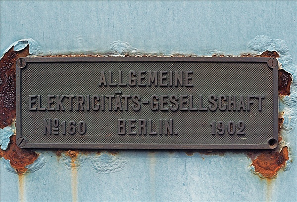 Foto:: Fabrikschild TE EL / Trossingen / 10.08.1976 (Foto,Fotos,Bilder,Bild,)