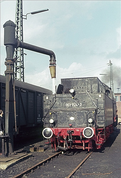 Foto:: DB 051 724-3 / Hamm / 19.02.1977 (Foto,Fotos,Bilder,Bild,)