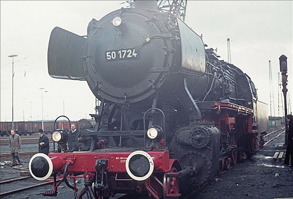 Foto:: DB 051 724-3 / Hamm / 19.02.1977 (Foto,Fotos,Bilder,Bild,)