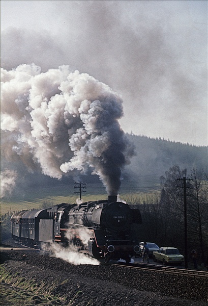 Foto:: DB 044 508-0 / Bruegge - Luedenscheid / 06.03.1977 (Foto,Fotos,Bilder,Bild,)