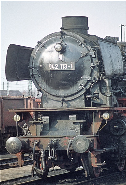 Foto:: DB 042 113-1 / Rheine / 13.03.1977 (Foto,Fotos,Bilder,Bild,)
