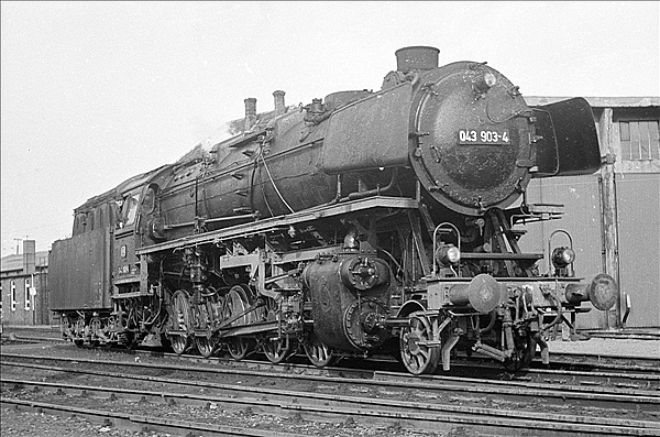 Foto:: DB 043 903-4 / Rheine / 13.03.1977 (Foto,Fotos,Bilder,Bild,)