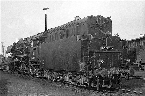 Foto:: DB 043 903-4 / Rheine / 20.03.1977 (Foto,Fotos,Bilder,Bild,)