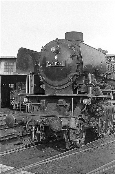 Foto:: DB 042 113-1 / Rheine / 20.03.1977 (Foto,Fotos,Bilder,Bild,)