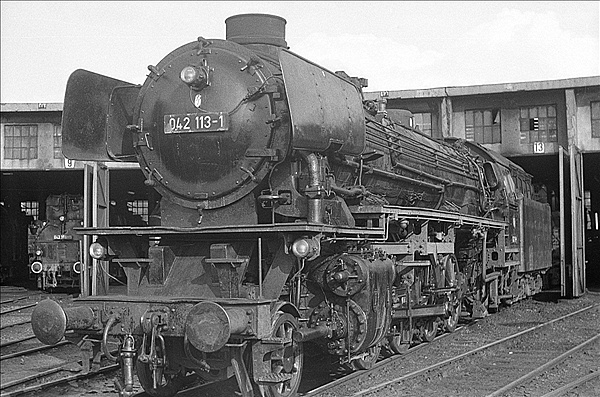 Foto:: DB 042 113-1 / Rheine / 20.03.1977 (Foto,Fotos,Bilder,Bild,)