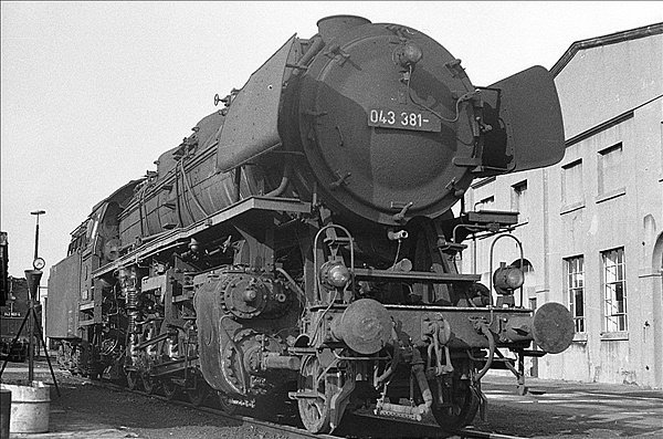 Foto:: DB 043 381-3 / Rheine / 20.03.1977 (Foto,Fotos,Bilder,Bild,)