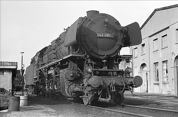 Foto:: DB 043 381-3 / Rheine / 20.03.1977 (Foto,Fotos,Bilder,Bild,)