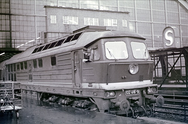 Foto:: DR 132 416-9 / Berlin / 06.04.1977 (Foto,Fotos,Bilder,Bild,)