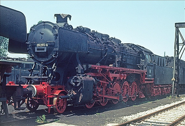 Foto:: DB 051 255-8 / Rheine / 04.07.1977 (Foto,Fotos,Bilder,Bild,)