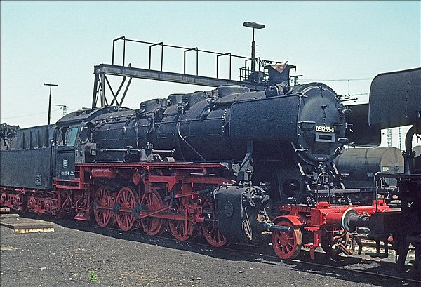 Foto:: DB 051 255-8 / Rheine / 04.07.1977 (Foto,Fotos,Bilder,Bild,)