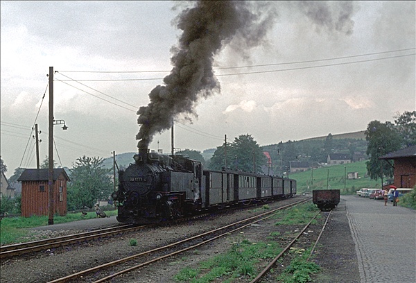 Foto:: DR 99 1777-4 / Unterneudorf / 15.08.1977 (Foto,Fotos,Bilder,Bild,)
