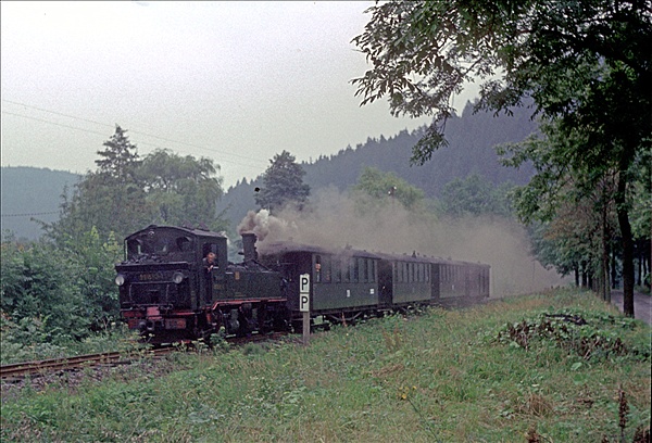 Foto:: DR 99 1590-1 / Joehstadt - Wolkenstein / August 1977 (Foto,Fotos,Bilder,Bild,)